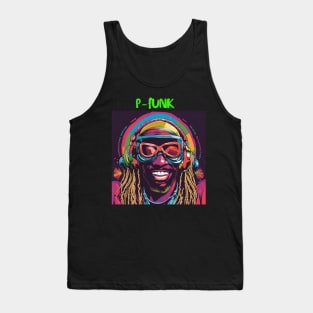 P - FUNK TRIPPY ART Tank Top